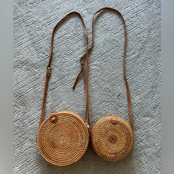 Woven Rattan Bag Set - Picture 6 of 16